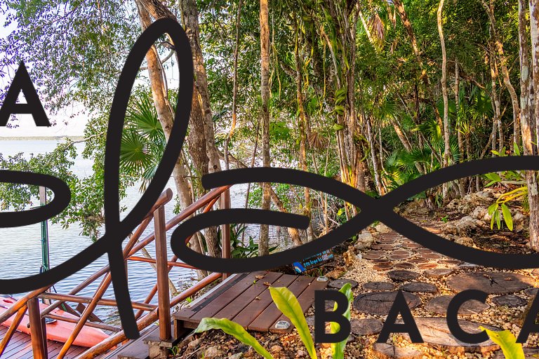 Bacalar Casa Relaxo frente a la Laguna con Muelle Privado